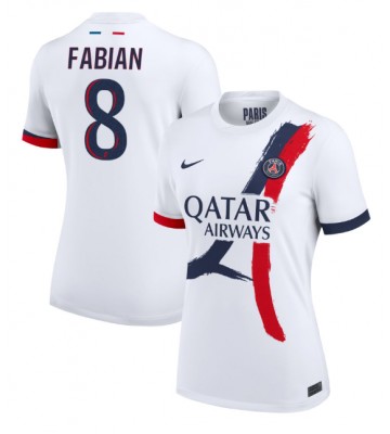 Paris Saint-Germain Fabian Ruiz #8 Udebanetrøje Dame 2024-25 Kort ærmer